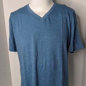 Michael Brandon Men's Blue V-Neck Short Sleeve T-shirt Sz Medium